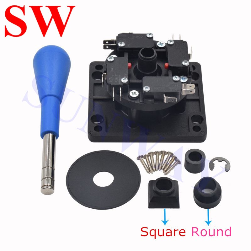 2 stks/partij CONCURRENTIE ARCADE FIGHTER 4/8 MANIER JOYSTICK HAPP stijl joystick/Amerikaanse arcade joystick voor ARCADE JAMMA Machine Deel