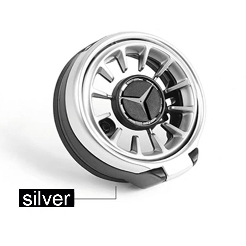 Mercedes-benz c-class G W464 W447 W177 C257 GLB in fibra di carbonio presa di aria condizionata supporto di tazza: silver