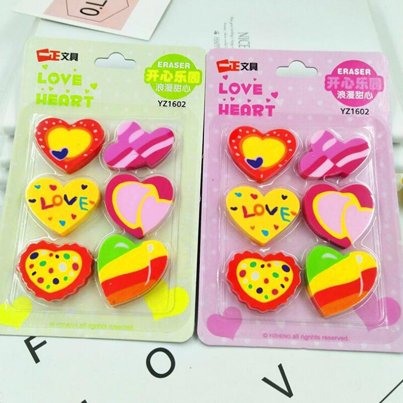 Kids Prijs Gum Set Cartoon Dier Gum Set voor School Kids Leraar Prijs Gum