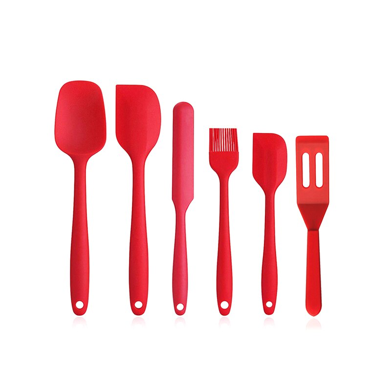 6Pcs Kitchen Utensils Set Red Cooking Utensils Set... Grandado