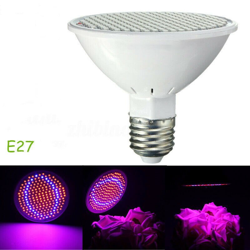 E27 200 Led Plant Licht Groeien Lamp Bloemzaden Gg Lampjes Hydrocultuur