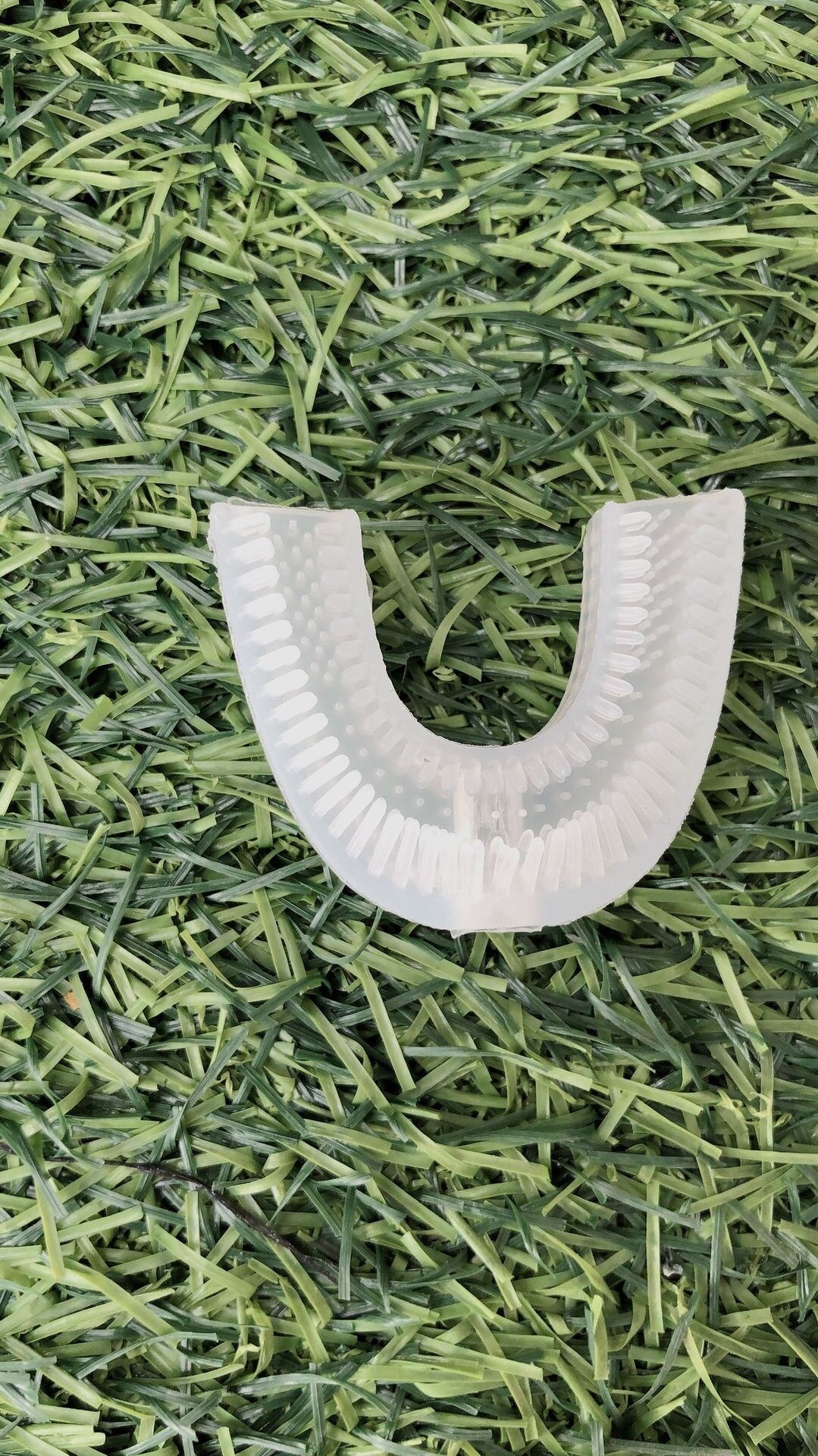 Cepillo de dientes eléctrico ultrasónico de grado alimenticio cabezal de cepillo de silicona para niños 360 grados de dibujos animados Linda mascota en forma de U cuidado de los dientes: 3-8