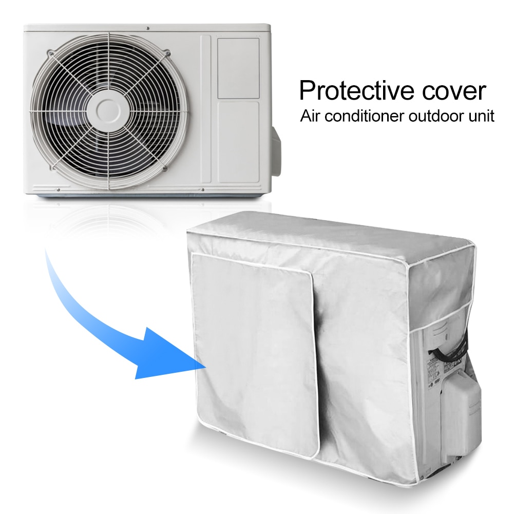 Outdoor Airconditioner Cover Wassen Anti-stof Waterdicht Zonneplek Oxford Doek Airconditioner Protectors Schoonmaken Cover