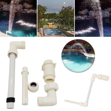 Waterfall Fountain Garden Swimming Pool Water Feature Cascade Pool Hose Pipe Nontoxic Durable Sturdy Waterfall Fountain Tube