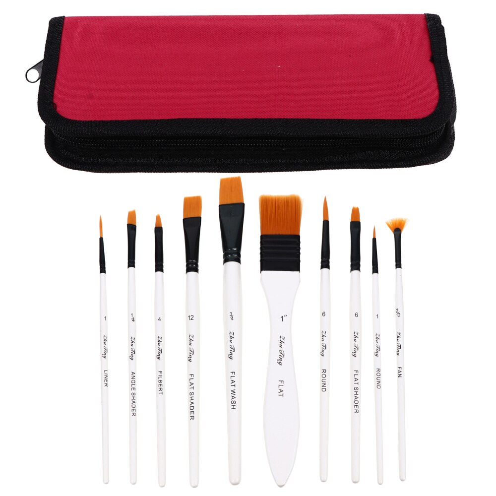 Vaessen Creative Craft Ink Blending Brushes (10 Stuks) (7005-010 Vaessen Creative Craft Ink Blending Brushes (10 Stuks) (7005-010