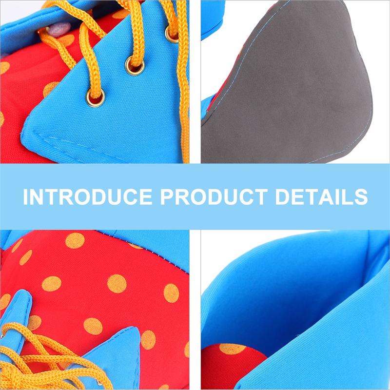 1 Paar Halloween Clown Schoen Covers Clown Laarzen Halloween Kostuum Accessoires