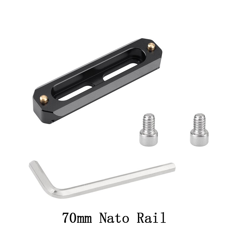 KIMRIG SWAT Nato Rail Clamp With 15mm Rod Clamp Aluminum Camera Rig Quick Release For Dslr Cameras Monitor Viewfinder Attach: C1534