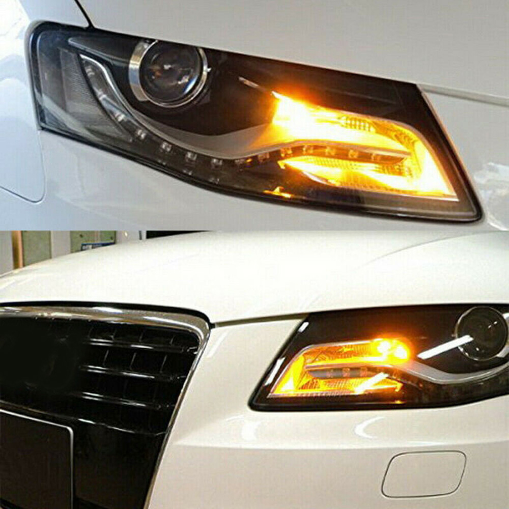 Lot De 2 Ampoules LED Clignotants Haute Luminosité - 3W, Blanc, 12V, Facile à Installer, Pour Voiture