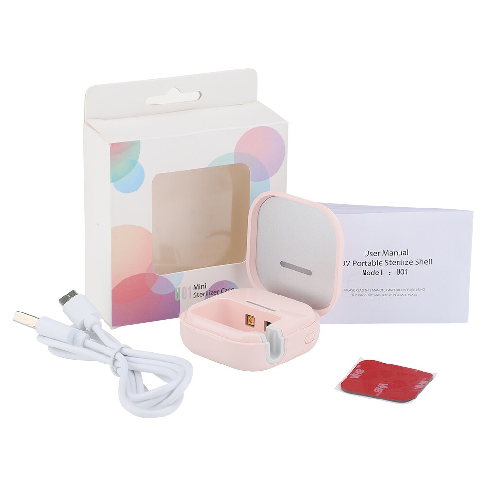 Esterilizador de cepillo de dientes recargable, estante Dental recargable para baño, desinfectante UV antiséptico, caja de cepillo de dientes ultravioleta