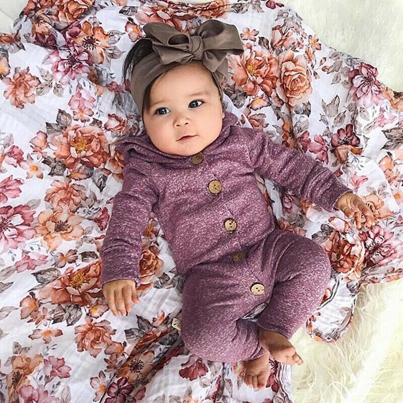 Baby Baby Jongens Meisjes Hooded Romper Jumpsuit Herfst Lente Homewear Casual Kleding Outfits Trend Droshipping