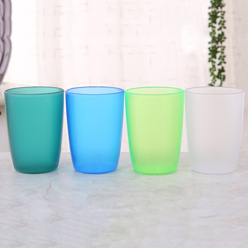 4 Stks/set Badkamer Accessoires Frosted Plastic Zeepdispenser Fles Zeepbakje Cup Tandenborstelhouder Set