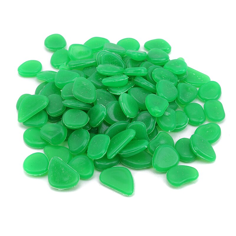 Juguetes que brillan en la oscuridad, rocas de jardín para pasarelas, camino de jardín, Patio, jardín, Patio, piedras de decoración al aire libre: Green