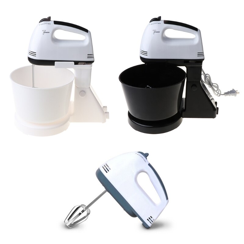 7 Speed Automatic Electric Whisk Hand Food Mixer Handheld Flour Bread Egg Beater Stand Blender