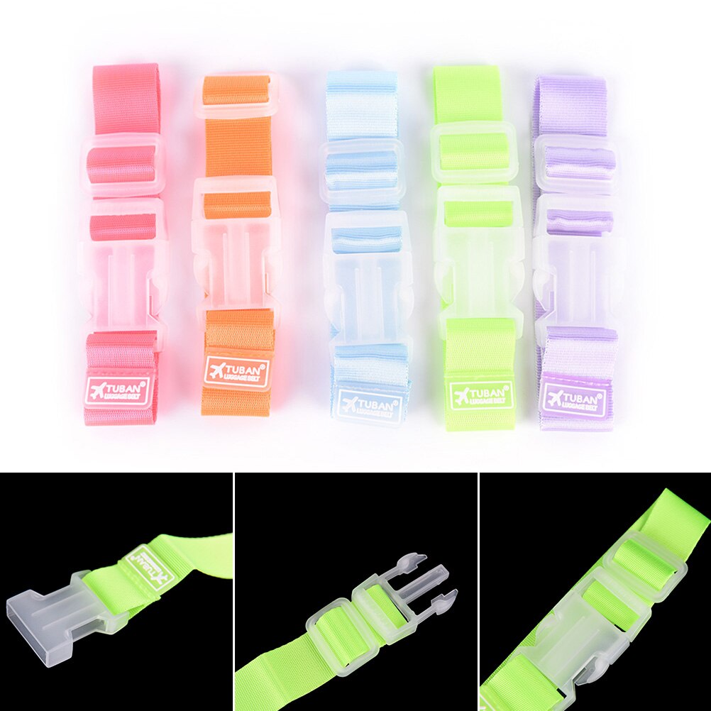 Rese bagage etikett remmar resväska taggar bagagelappar flygplans tillbehör 1 st 5 färger