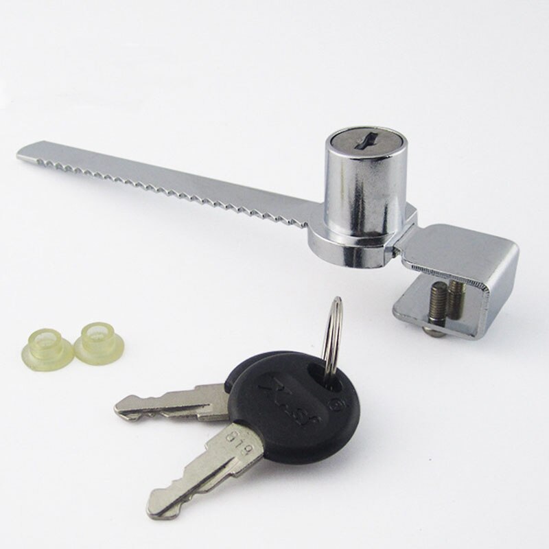Serrure en verre pour vitrine, armoire coulissante, serrures de porte à pousser pour meuble en verre de 5 à 9mm