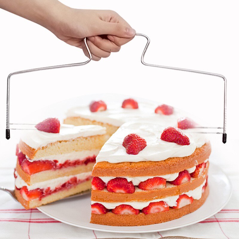 Cake Slicer Adjustable 5 Layers Leveler Cutting Fixator Guide Tool Stratification Auxiliary Slicing Bread Slice Even Tools