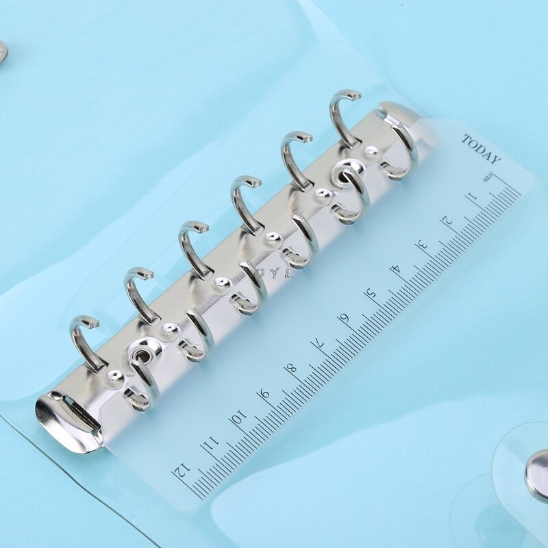 A5/A6/A7 PVC Notebook Notepad Sheet Shell Cover File Folder 6 Holes Binder DIY