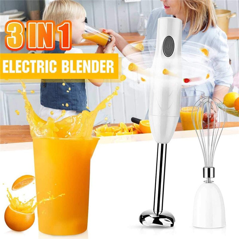 3-w-1 mikser elektryczny mikser robić żywności zanurzenia ze stali nierdzewnej kuchnia maszyna robić mielenia mięsa i warzyw 500ml siekacz trzepaczka