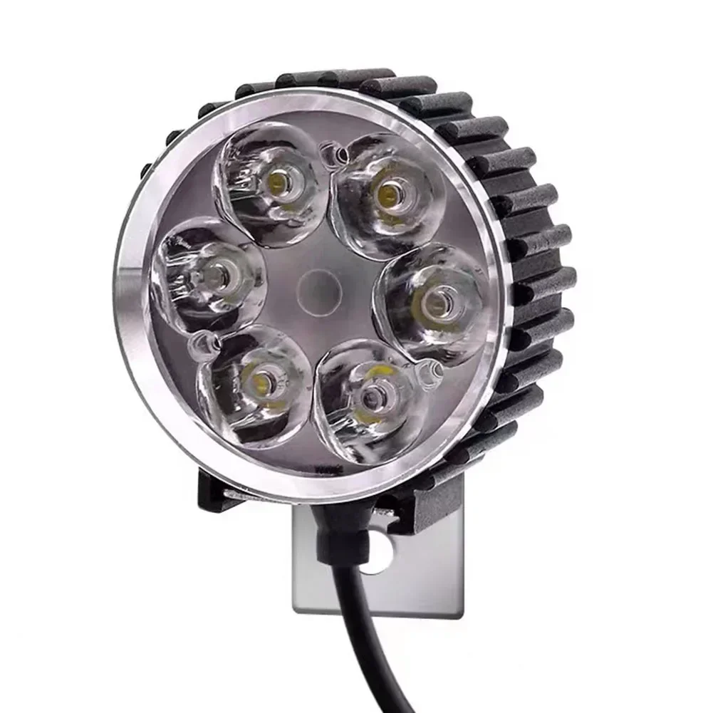 36/48v Elektro fahrrad Vorderseite licht mit Hupe 4Stift 3Stift wasserdichte Optiops LED Vorderseite licht wasserdichter E-Fahrrad Scheinwerfer