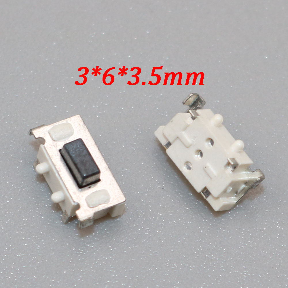 YuXi 10 Uds interruptor de botón táctil llaves de Control remoto de coche botón táctil Micro interruptor momentáneo SMD DIP 2*4 3*6 4*4 6*6: Rosa