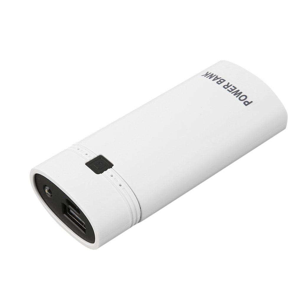 5600mAh Caso Banco de Potência Kit 2x18650 Shell Caixa De Banco Do Poder de Bateria Portátil com Saída USB & Indicador para o iphone sem Bateria