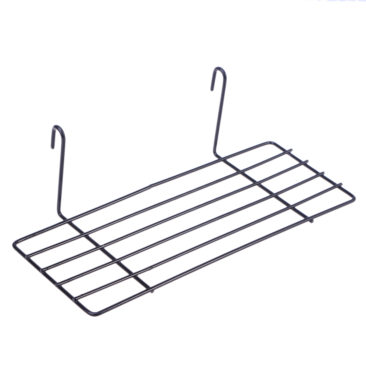 Panneau de grille pour panier de rangement en fil métallique, étagère droite T1, espace de rangement supplémentaire, de document blanc, 25x10cm