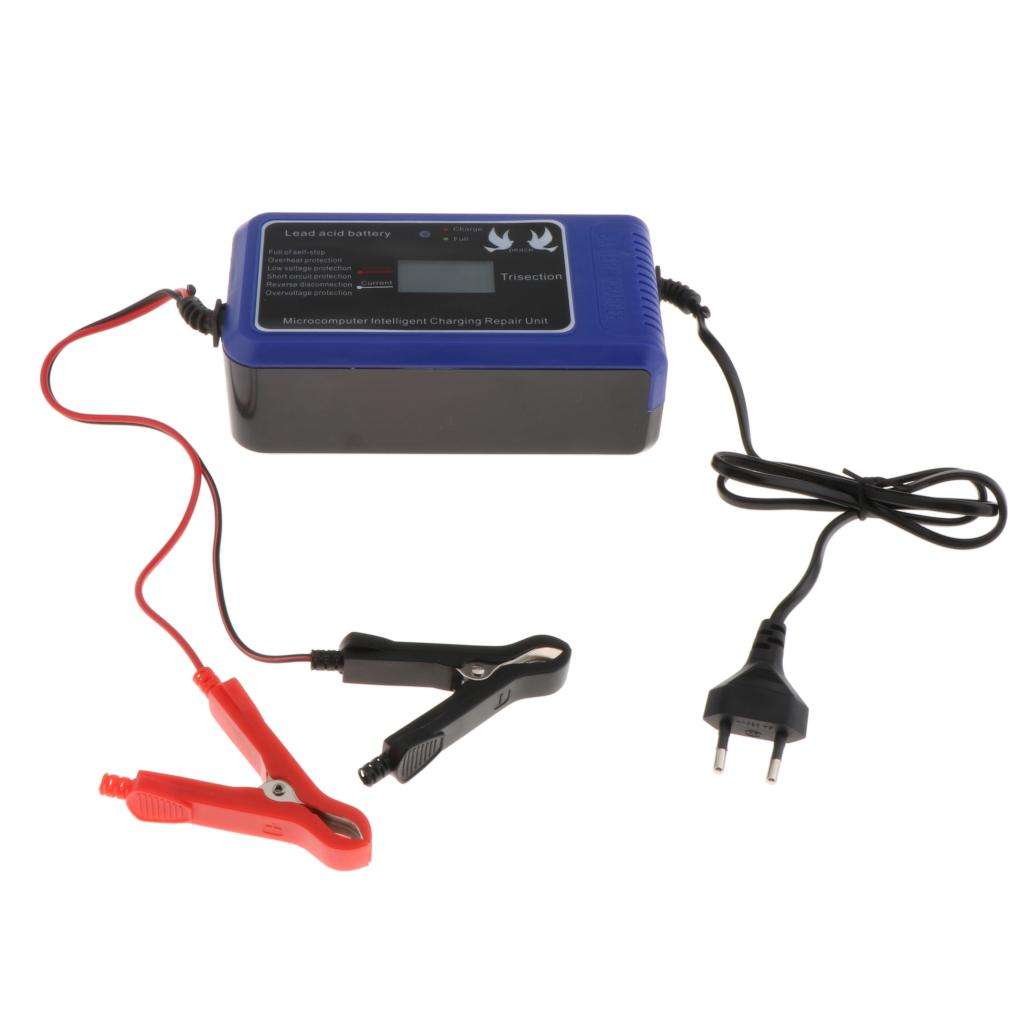Chargeur de batterie intelligent pour moto, 12V, 10a