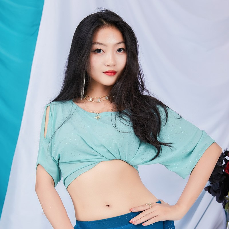 Volwassen Buikdans Kostuum Pak Vrouwelijke Sexy Korte Top Prestaties Kleding Set Beroep Praktijk Rok Broek Kleding Zomer