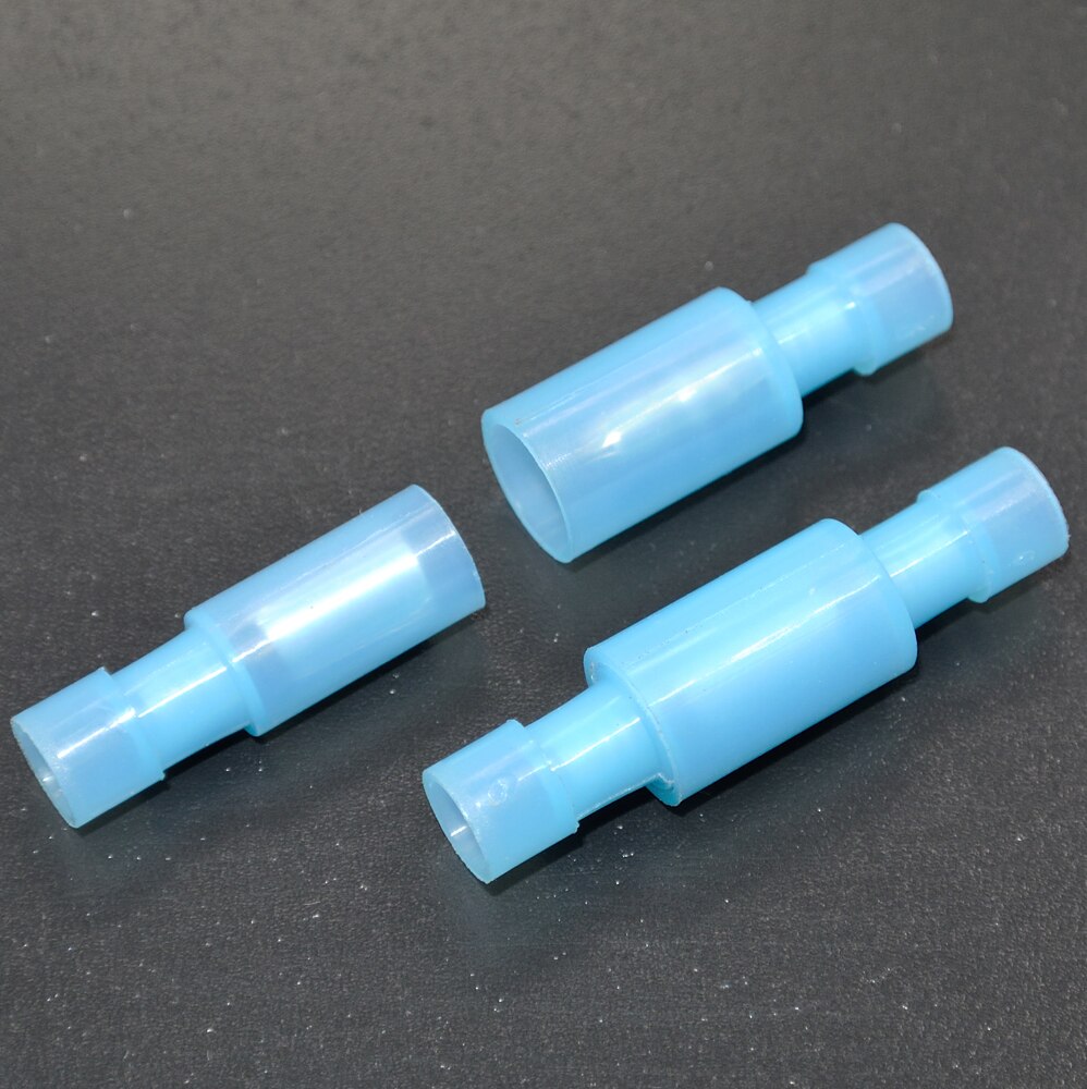 50Pcs Bullet Terminals Crimp Connector Elelctric Terminals for Wire Terminal Butt Splice Electrical Cable Conector: 16to14 AWG Nylon