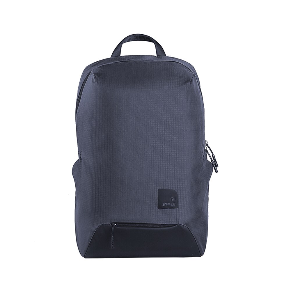 Original xiaomi fritid sport ryggsäck 23l ryggsäck nivå 4 vattentät polyester 15.6 tum laptop väska för män kvinnor student: Blå