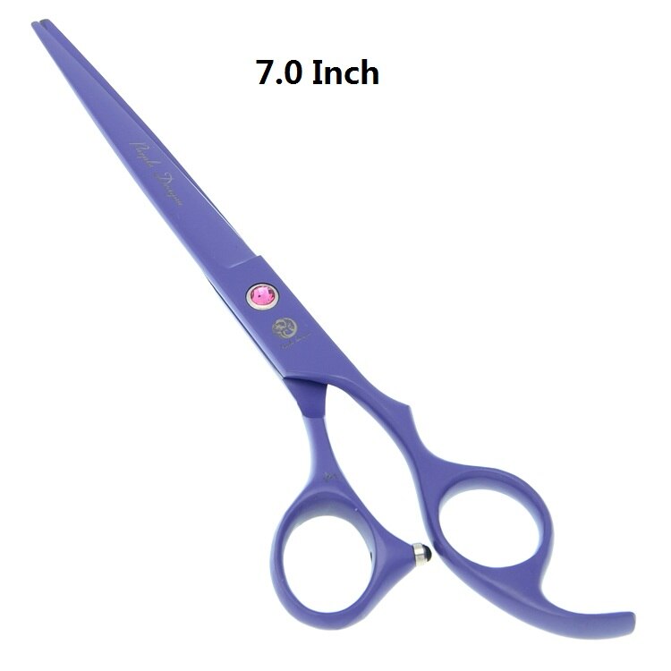 6.5 "paarse draak huisdieren trimschaar hondenhaar uitdunschaar honden knipschaar  jp440c dierentondeuse  b0017b: B0038b-01-70