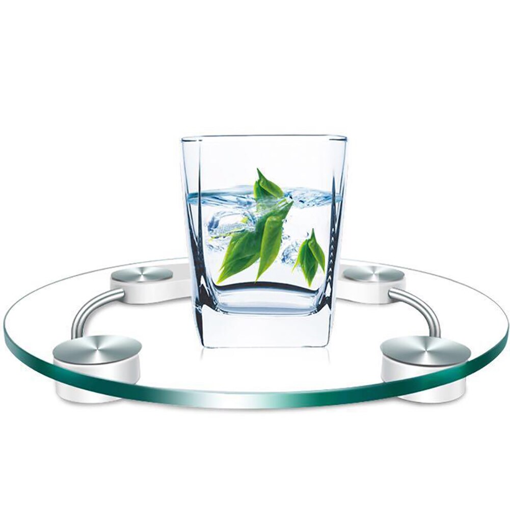5-150kg Digital Electronic Glass Bathroom Round Transparent Weighing Scale Tool