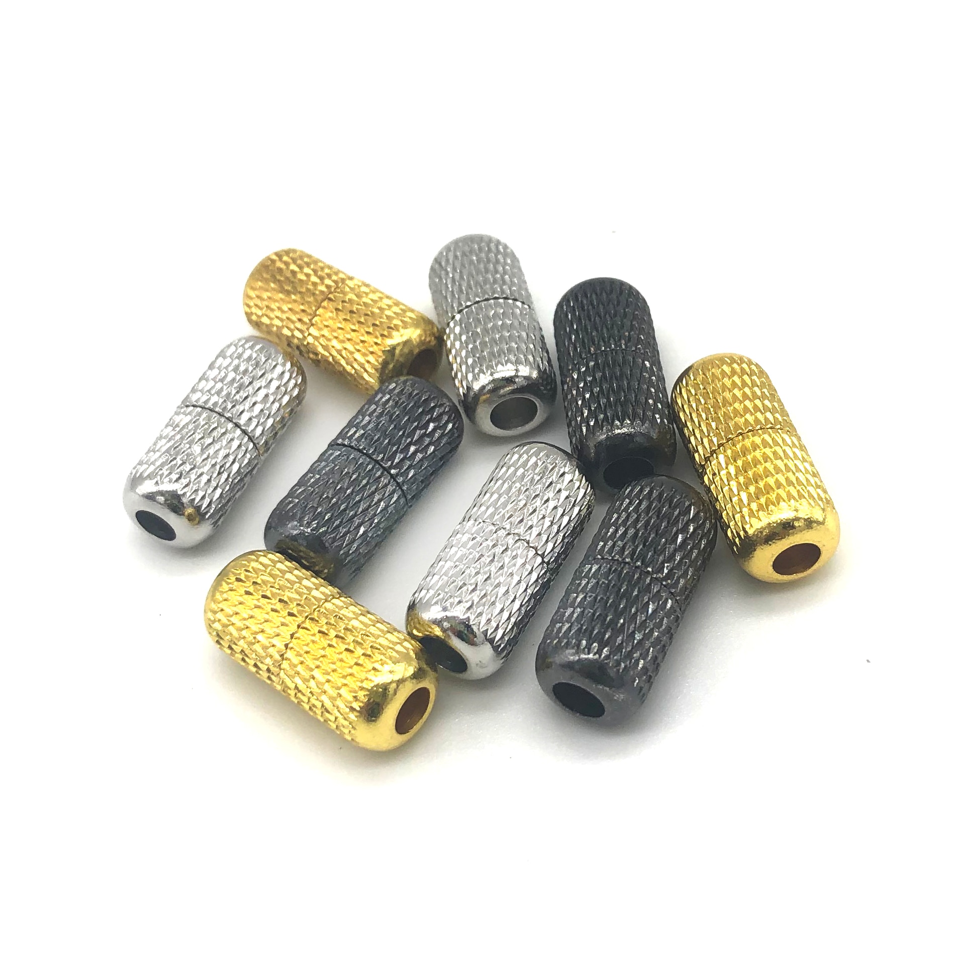 Hebillas de bloqueo de cápsula de Metal, sin cordones Cordones elásticos, accesorios para cordones, 2 piezas
