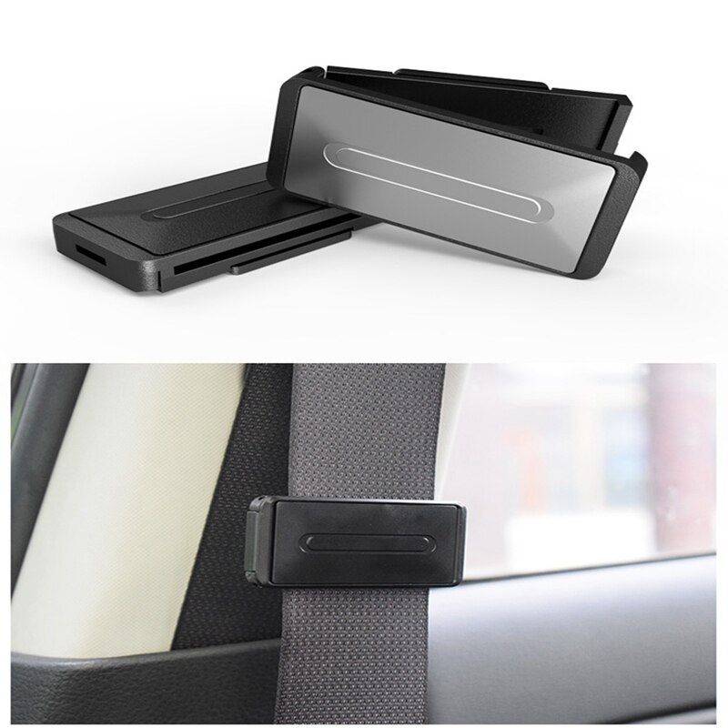 Universal 2 uds Clip para cinturón de seguridad de coche cinturón ajustador de confort Auto clip opresión pinzas de ajuste hebilla para cinturón de seguridad