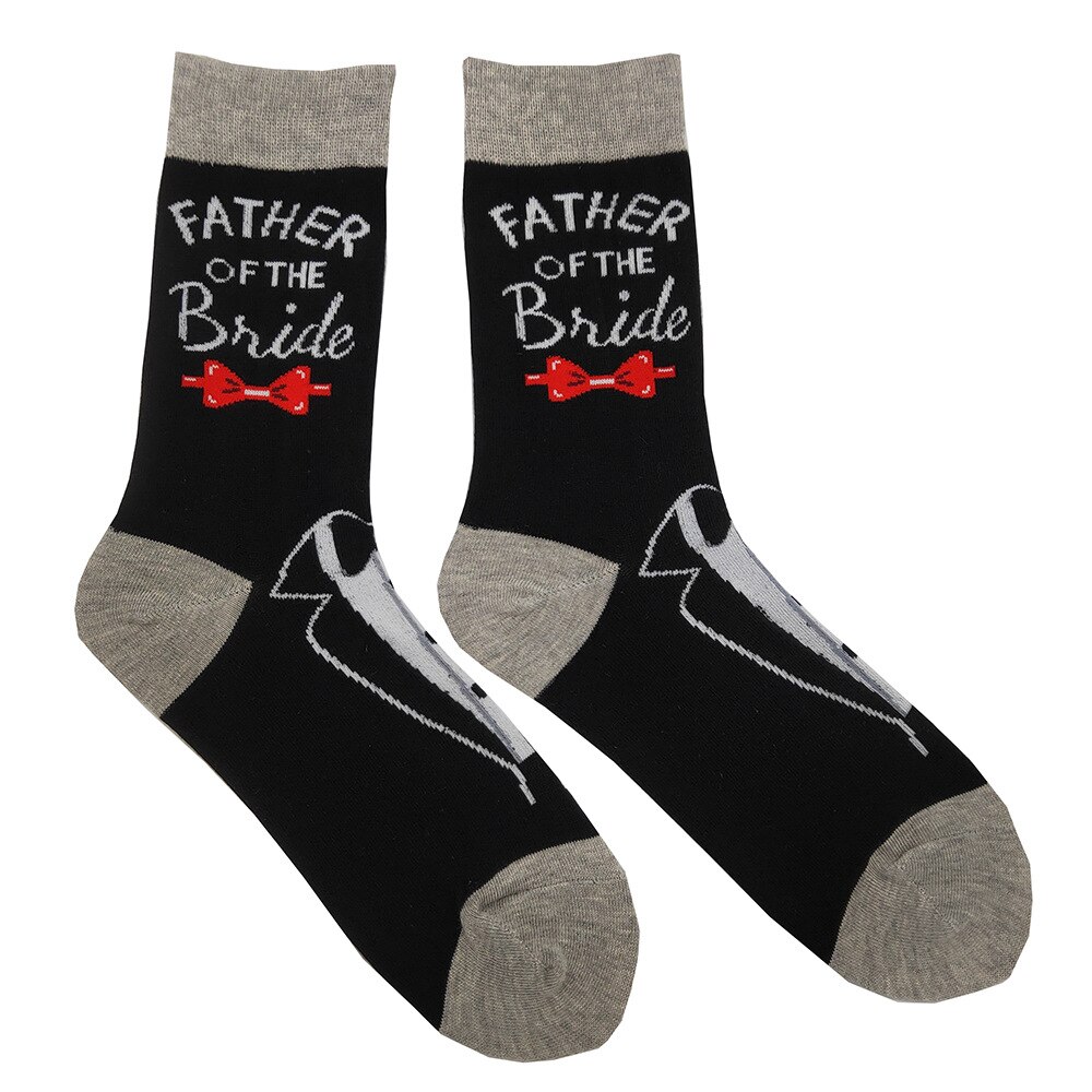 Wedding Groom Bride Best Man Father of Bride Groom Socks Weeding Socks Engaged