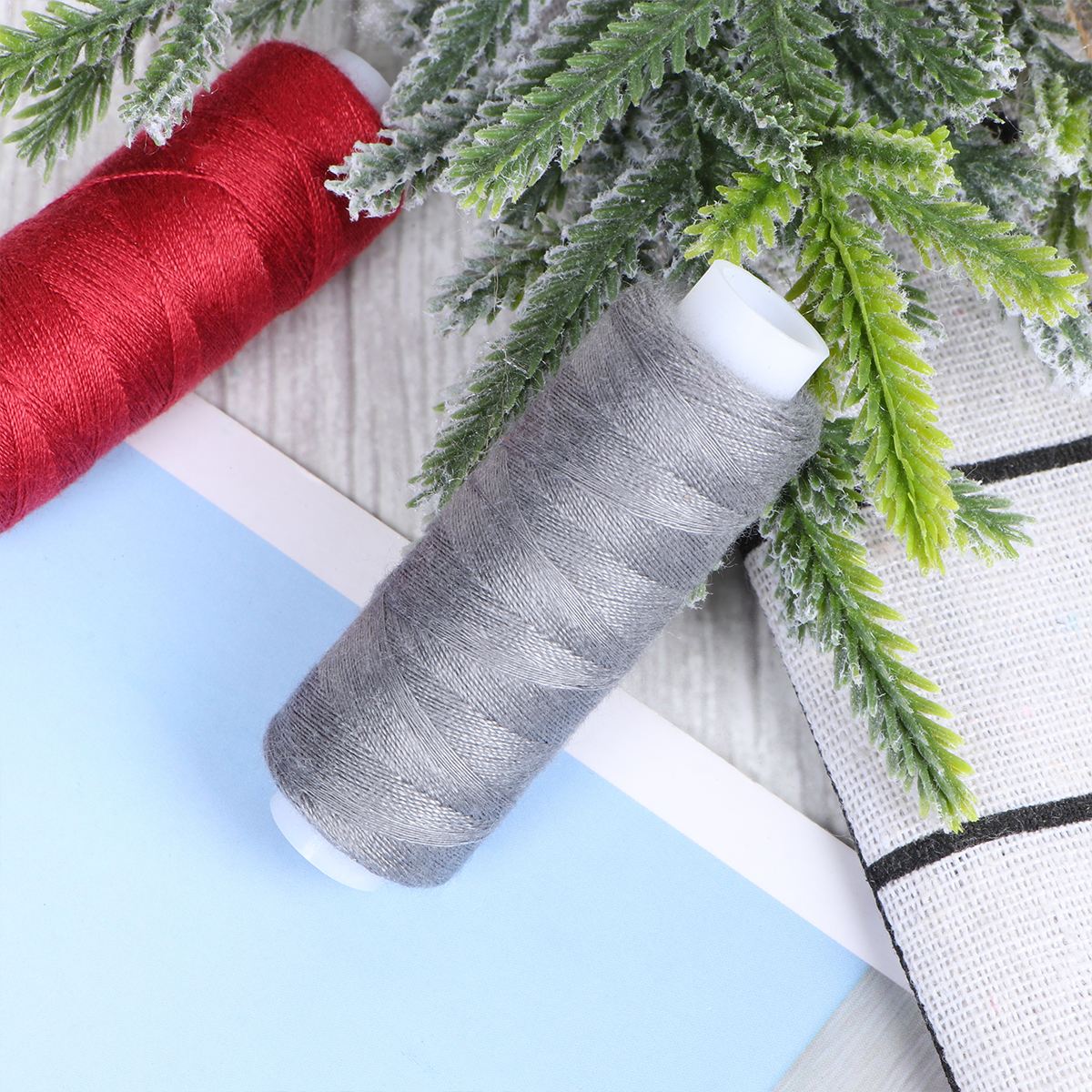 30pcs Polyester Thread Yarn Strings Sturdy Multifunctional Spools Cone Sewing Thread For Jewelry Making For Shamballa Bracelet