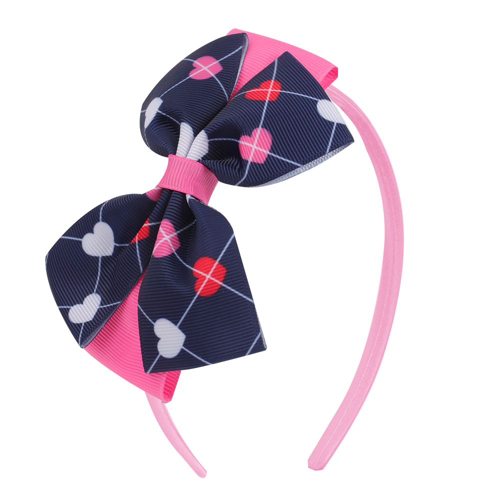 Kids Red Heart Print Hairband Children Party Hair Bands Girls Headband Decorations Ties for Valentines Day Hair Accessories: 6