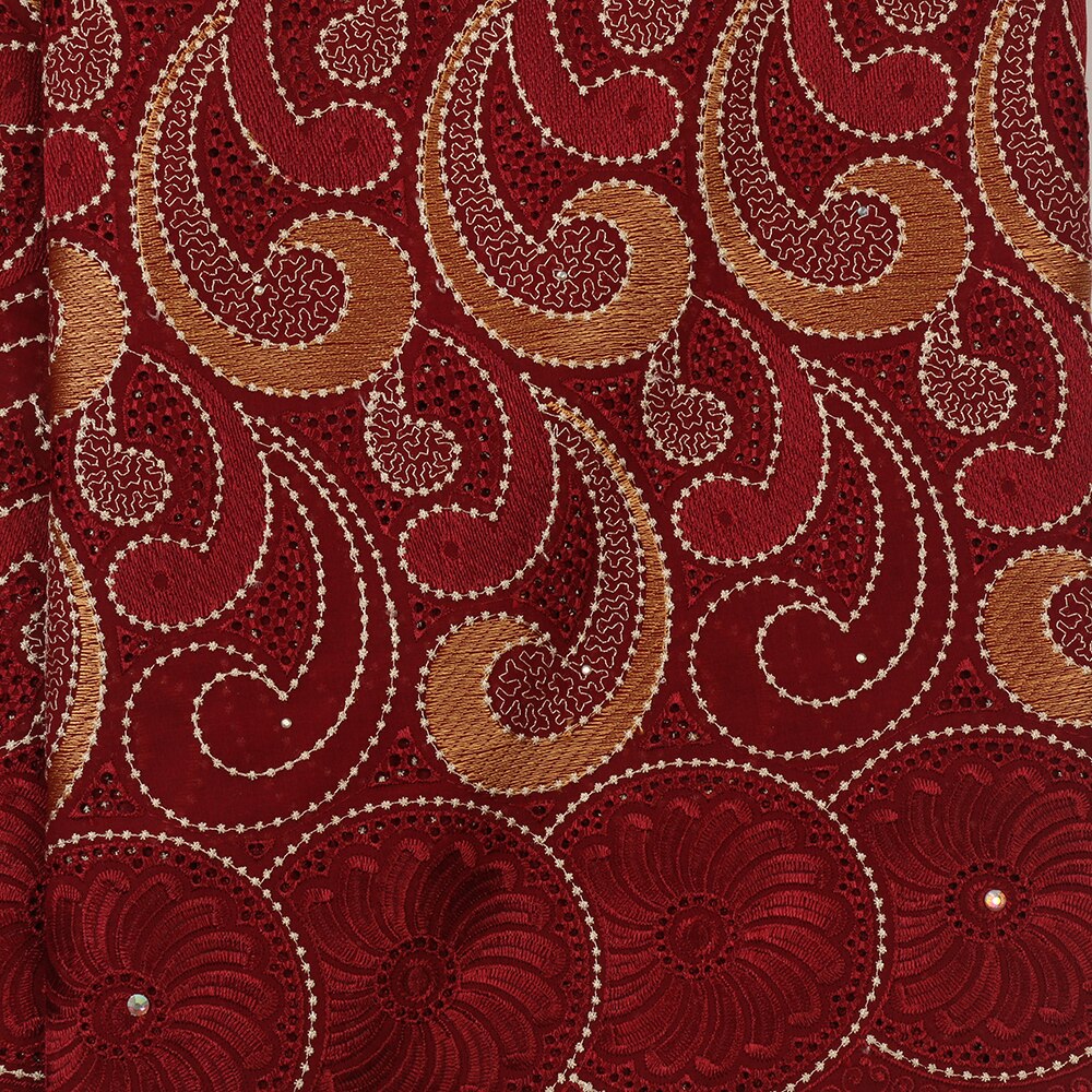 African Lace Fabric Swiss Voile Lace In Switzerland Nigerian Embroidery Lace Fabric for Women KS3180B