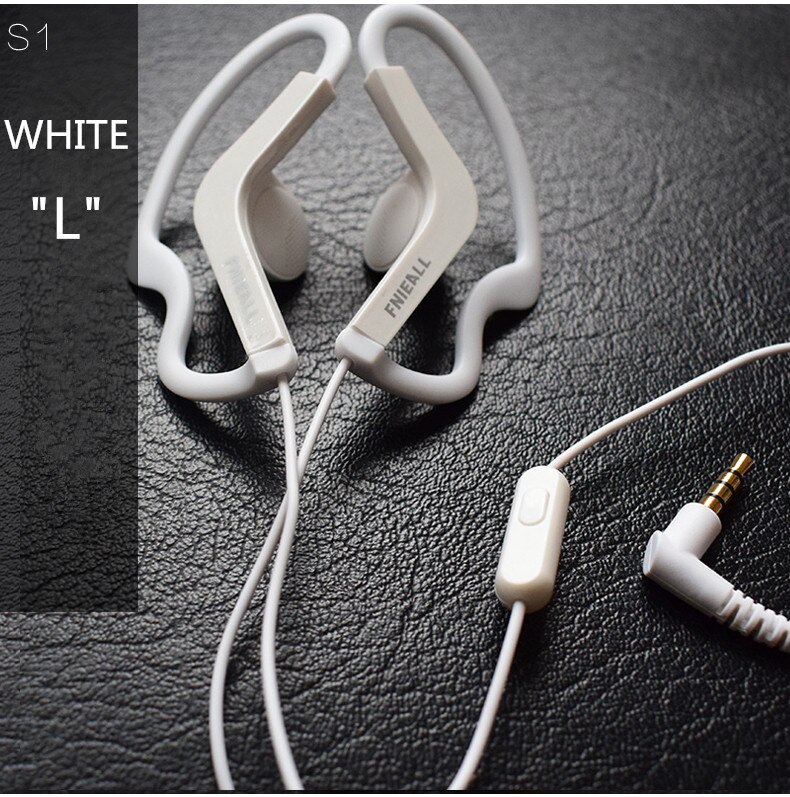 Ear Hook 13MM Sport Running Bass Headphones Ears Painless Earphone Control HiFi for iPhone /Xiaomi IOS Android Smart Phones