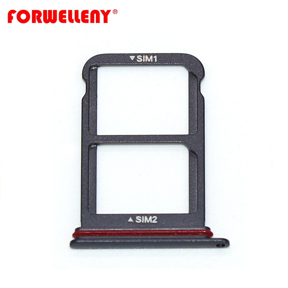 For huawei p20 pro Sim Card Holder Slot Tray Replacement Adapters black blue gold CLT-L04, CLT-L09, CLT-L29, CLT-AL00, CLT-AL01: black