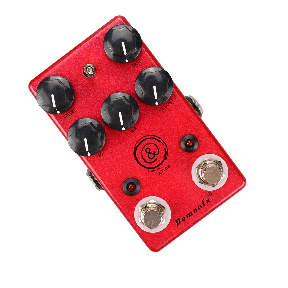 Overdrive Distortion Boost gitaareffectpedaal, True Bypass, Demonfx, AT-DS
