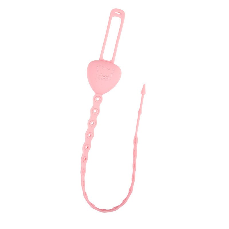 Silicone Baby Bijtring Fopspeen Ketting Kind Fopspeen Anti Ketting Voor Pasgeborenen Peuter Speelgoed Geboorte: Pink