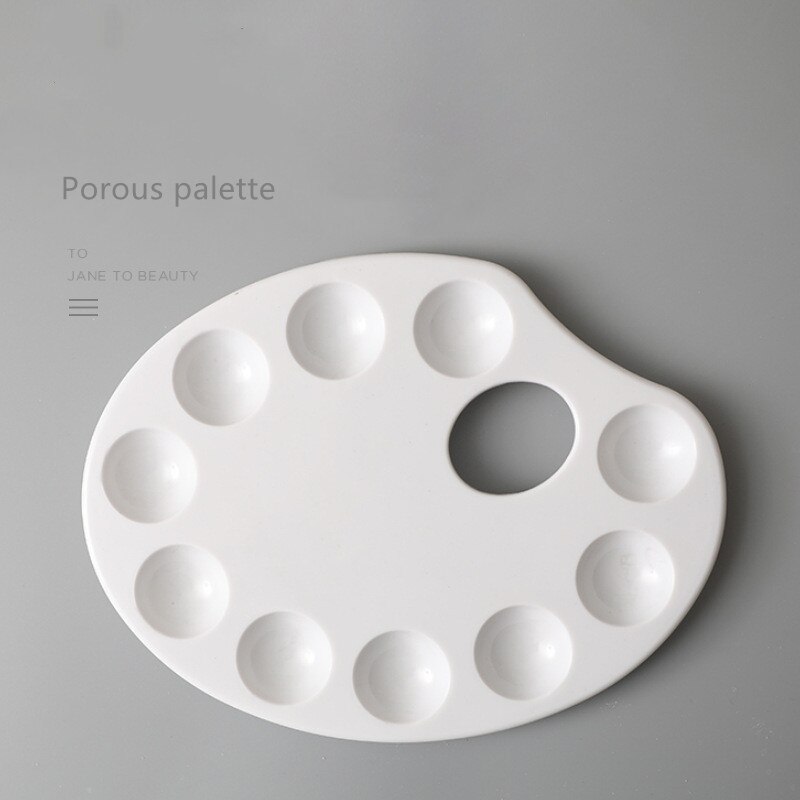Fortykket plastik akryl palette gouache maling palette kunstmaling fortykket maling gør #39 det-selv børnemaling oliemaleri palette