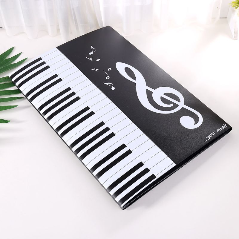 Feuille de musique élargie lisse dossier de partition A4 format Document élargi Piano partition dossier accessoires