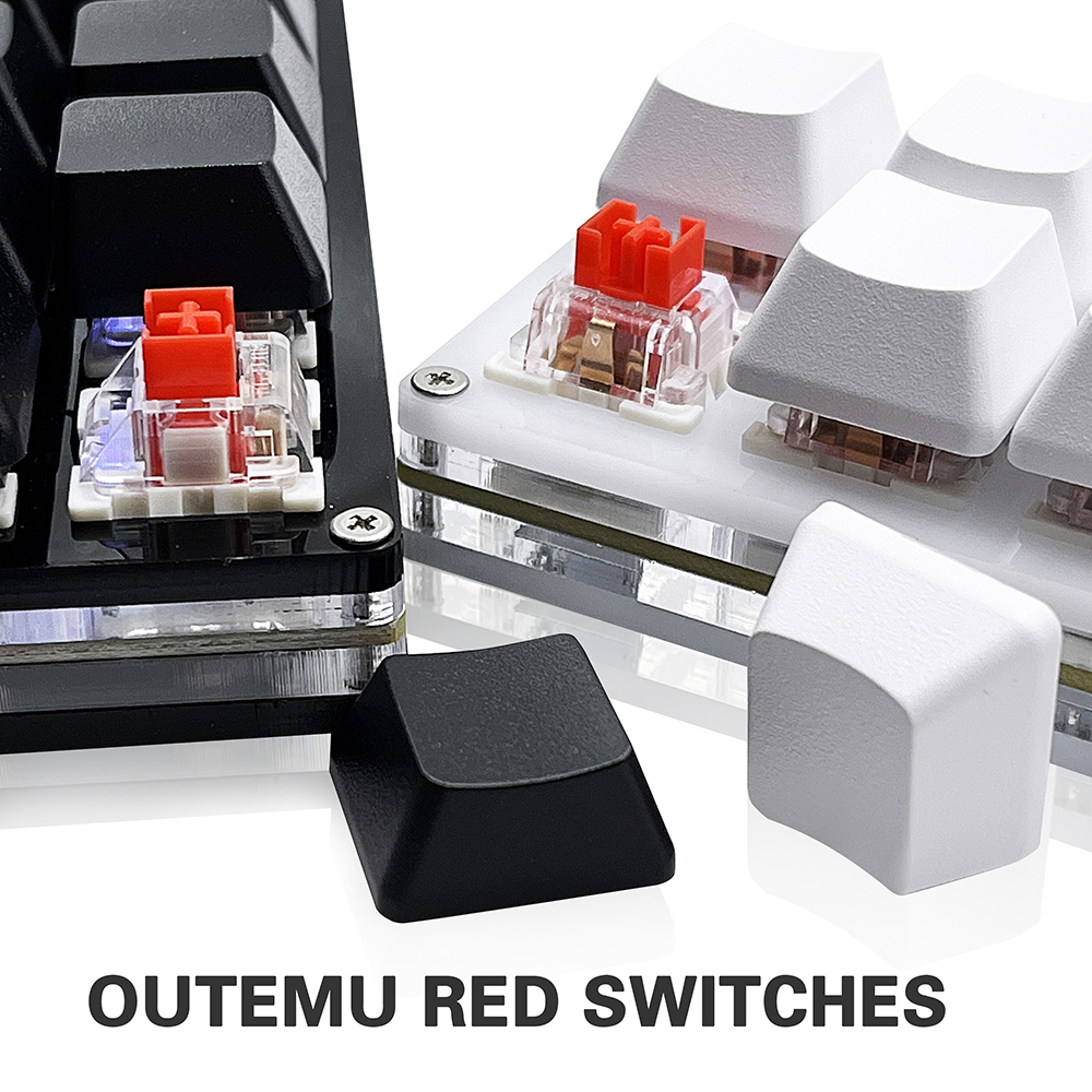 12-Tasten Mini mechanische Spielen-Tastatur Einhandtastatur USB-C Kabelgebundene OSU-Tastatur Programmierbare und -Tauschen-fähige Tastatur