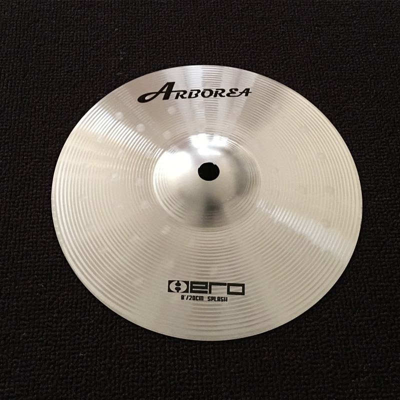 Arborea 8 "Splash Cymbal Voor Drums 3 Serie B8 Fh Hero 3 Metalen B8 Messing Legering