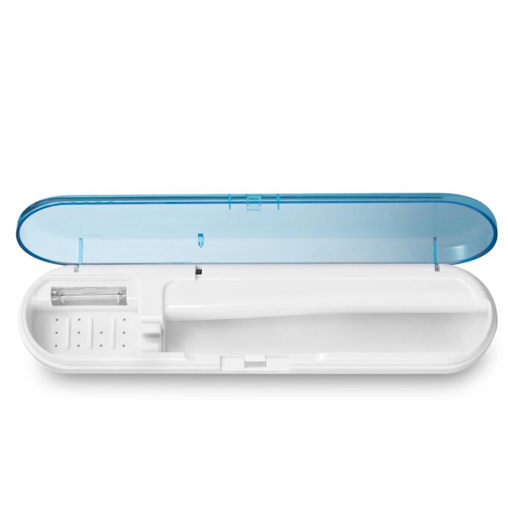 UV Tragbare Zahnbürste Sterilisator Zahnbürste Halter Reise Sterilisation Box AAA Batterie Zähne Pinsel Fall