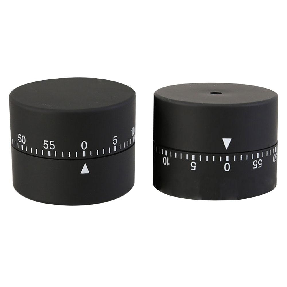 Rustfri stål cylinder magnetisk køkken madlavning mekanisk nedtællingsur rustfri stål magnet letvægts let at bære