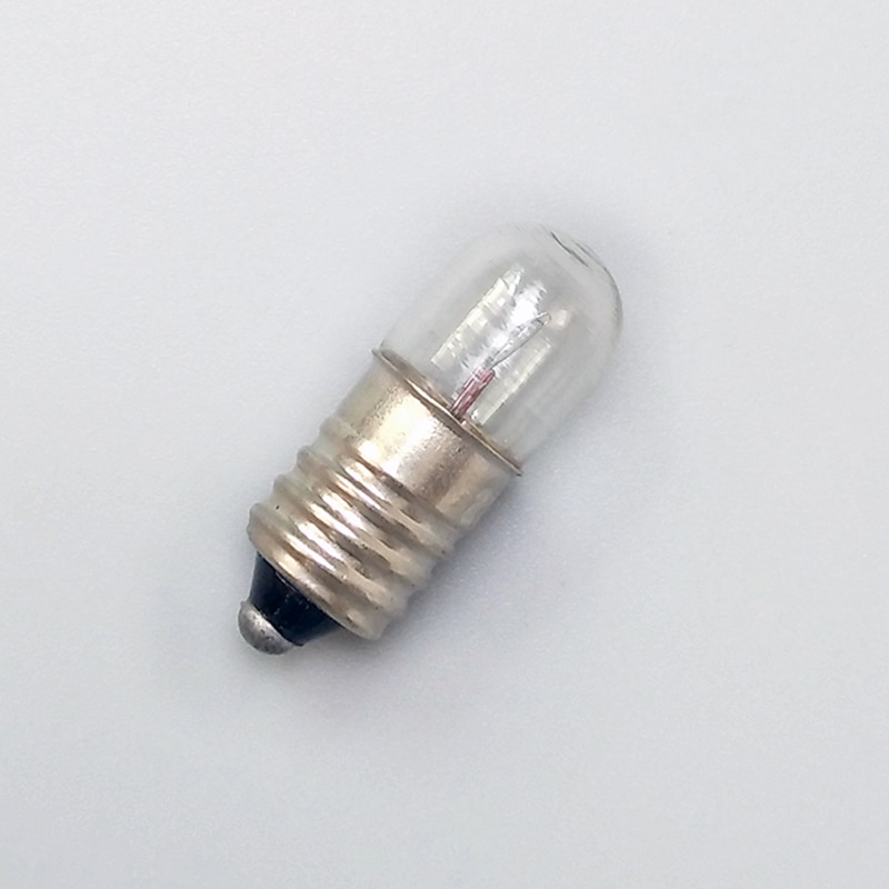 6.3V 12V 24V 30V 36V 2W 3W 5W 0.15A Screw Instrument Signal Indicating Small Bulb Button E10 Switch Light Lamp