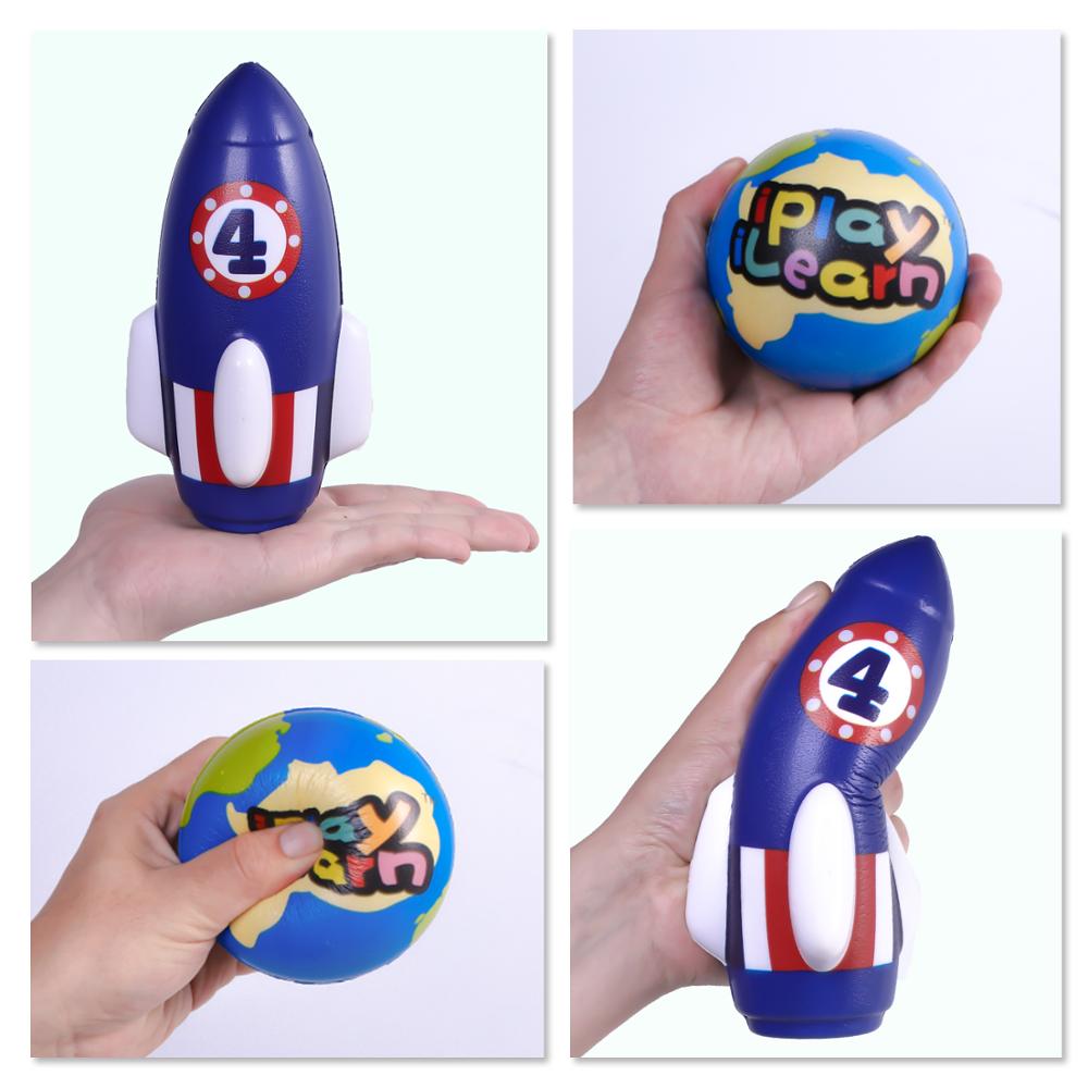 iPlay, iLearn Kids Rocket Bowling Set, Soft Indoor Play Game, Toddler Active Sports Toys, for 3 4 5 Year Olds